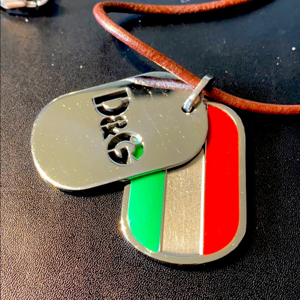 D&G necklace with Italian Flag